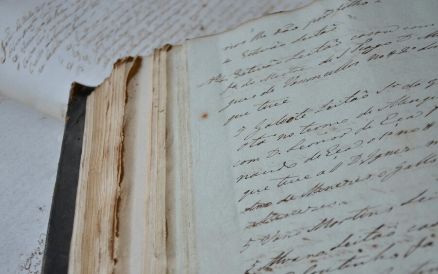 An old handwritten manuscript